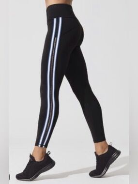 Michi Le Mans Legging in Adriatic Blue/White